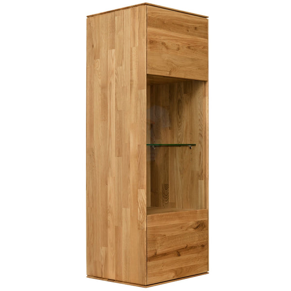 NordicStory Armario flotante de madera maciza de roble mueble a pared salon nordico escandinavo