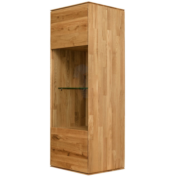 NordicStory Armario flotante de madera maciza de roble mueble a pared salon nordico escandinavo