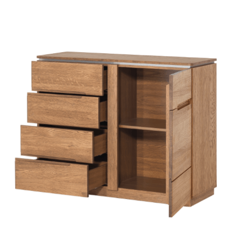 NordicStory comoda aparador de madera maciza roble moderno rustico nordico (1)