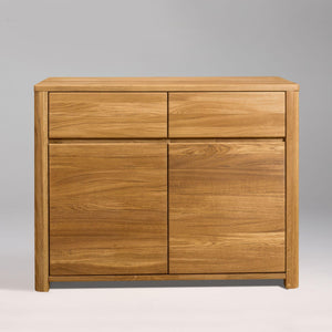 NordicStory Aparador Cómoda de madera maciza de roble