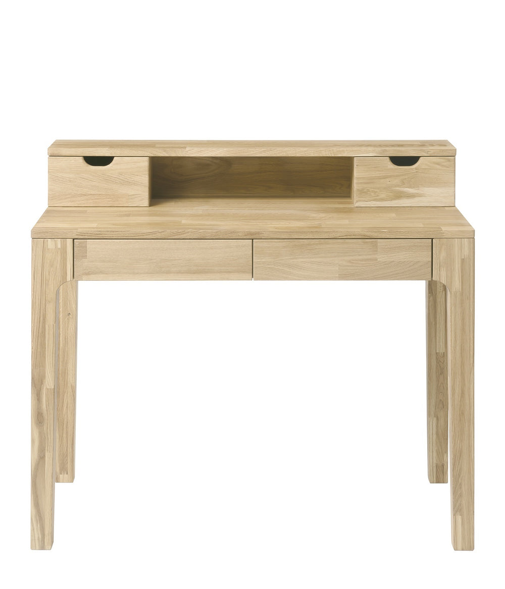 NordicStory Mesa escritorio de madera maciza de roble