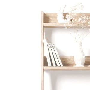 NordicStory Estanteria Libreria de madera maciza de roble