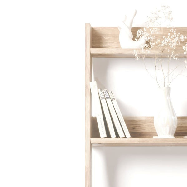 NordicStory Estanteria Libreria de madera maciza de roble