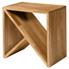 NordicStory mesa auxiliar de madera maciza roble