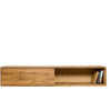 NordicStory Armario flotante de madera maciza de roble armario de pared