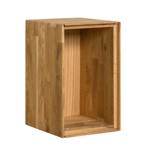 NordicStory Armario flotante de madera maciza de roble 