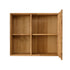 NordicStory Armario flotante de madera maciza de roble mueble para colgar