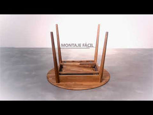Mesa de comedor de madera maciza roble Escandi 3 NordicStory